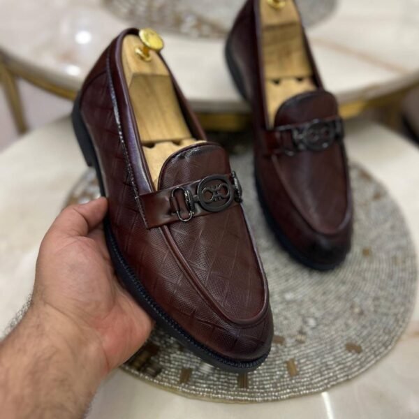 Elegant Leather Slip-On Moccasins-1